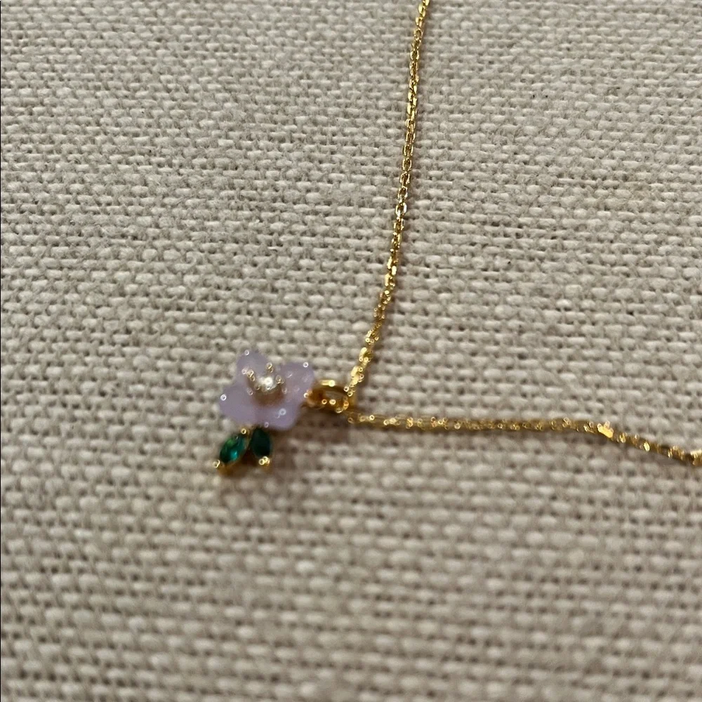 kate spade Bursting Blooms Pendant Necklace/NWT